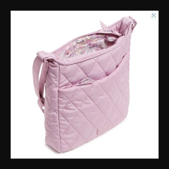 Vera Bradley Ultralight Hipster Quilted Dusty Plum Crossbody Bag NWT - Picture 2 of 2